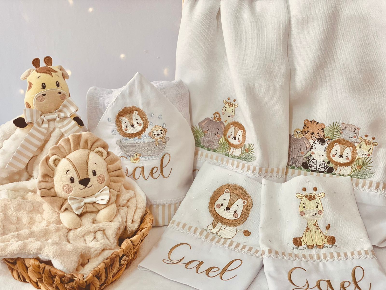 Naninha e fraldas personalizadas
